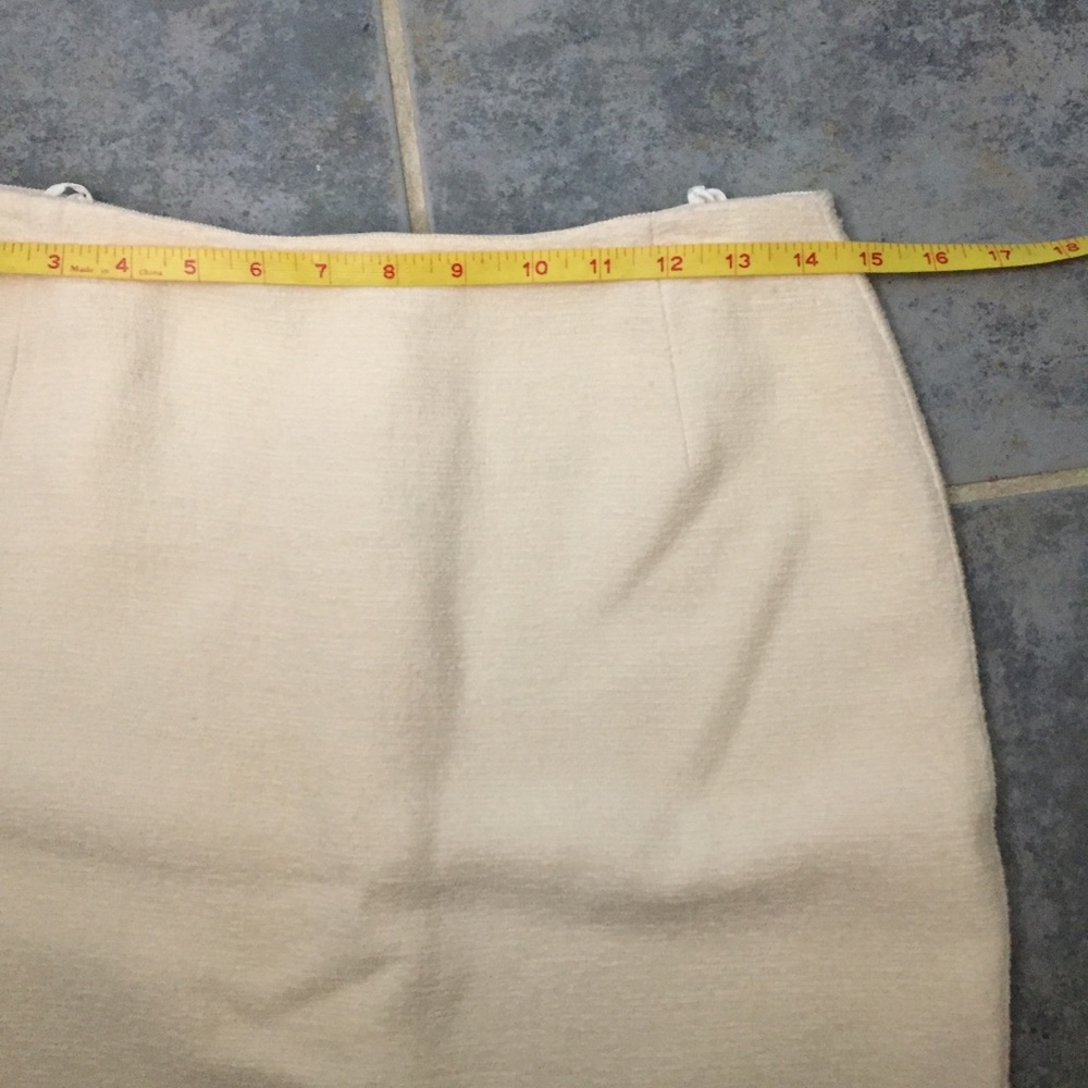 Oscar De La Renta Wool Silk Skirt 6 NWOT - Picture 5 of 8